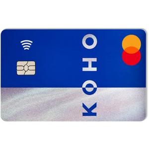 KOHO Premium Reloadable Prepaid Mastercard