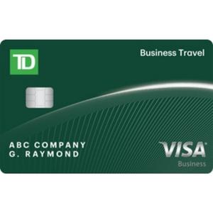 td business travel visa card