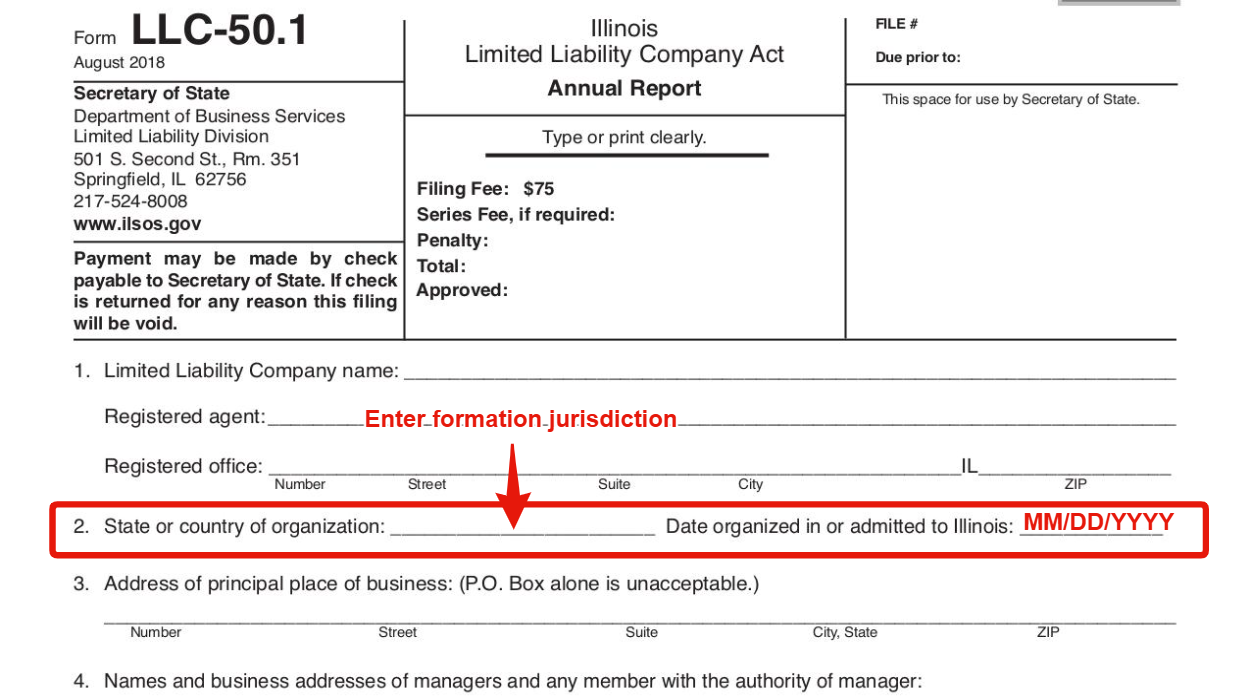 Organization formation and establishment date