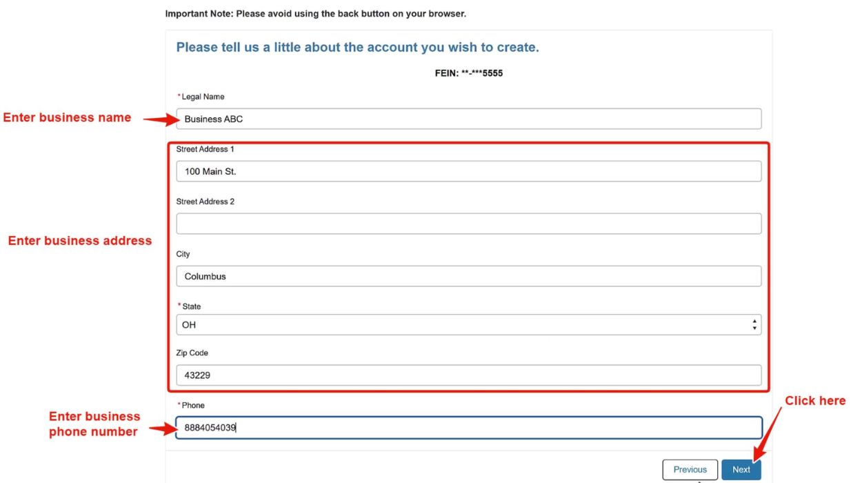 Business Information.