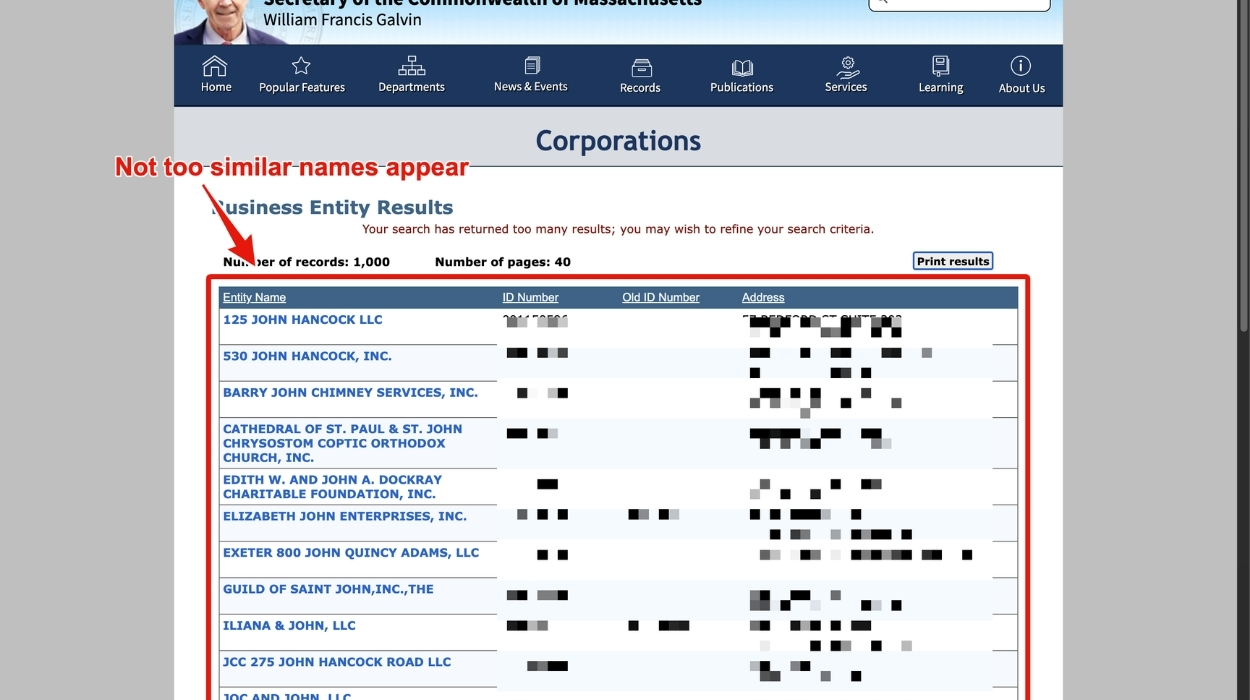Not too similar names appear on the list. Photo_ Erik Pham