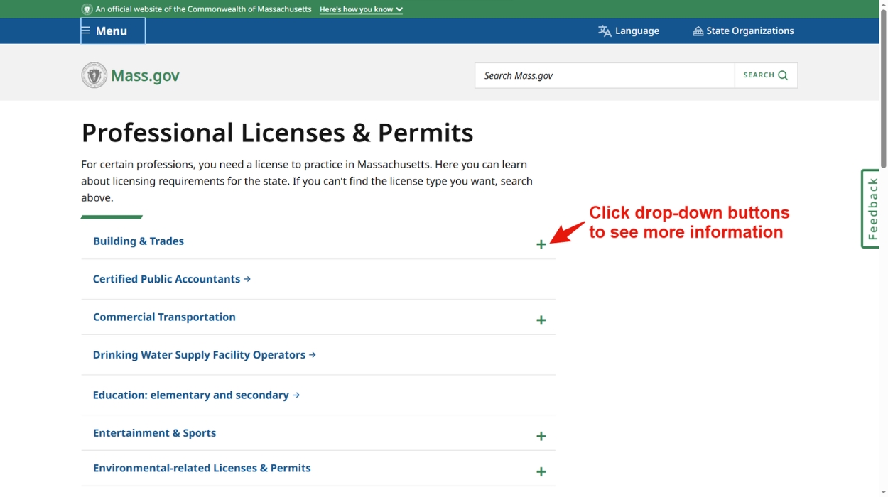 Professional Licenses and Permits. Photo Erik Pham